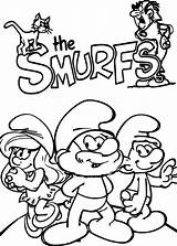 Coloring Smurf Smurfs Tastic Ingrahamrobotics sketch template