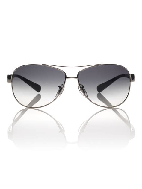 Ray Ban Mens Sunglasses In Silver For Men Gray Lyst