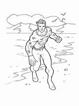 Aquaman Coloring Pages Boys Recommended Dinokids sketch template