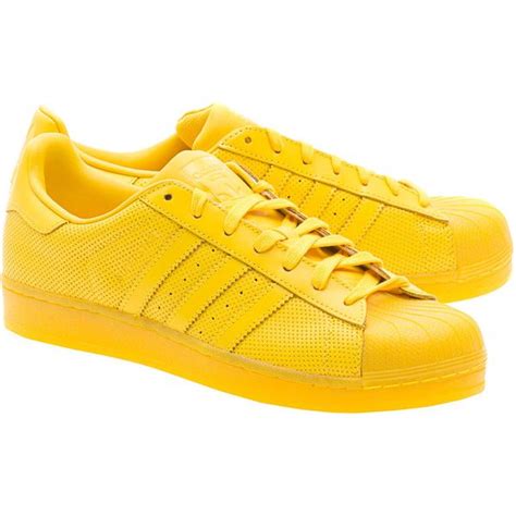adidas originals superstar adicolor yellow flat leather sneakers yellow sneakers adidas