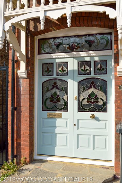 Edwardian Stained Glass Doors Cotswood Doors