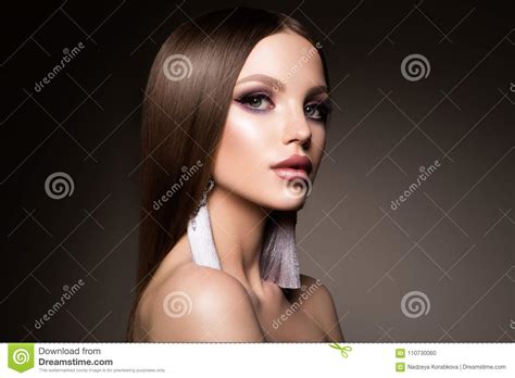 hair beauty woman with very long healthy and shiny smooth brown hair