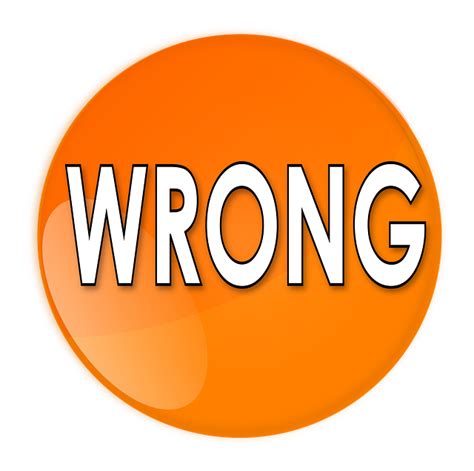 illustration wrong button orange icon symbol  image  pixabay