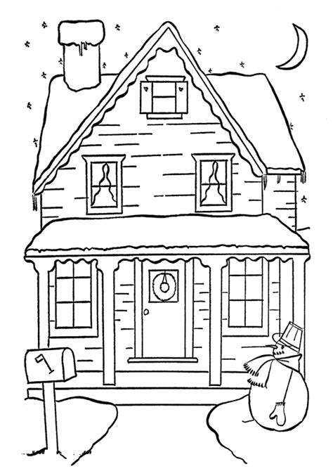 snow house coloring pages winter coloring book pages coloring pages