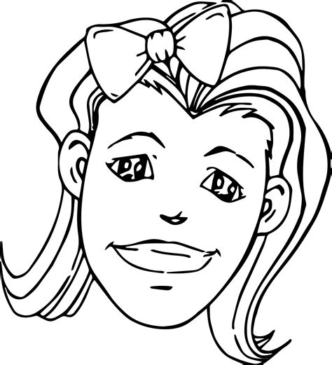 coloring people face coloring pages