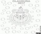 Chivas Coloring Clausura Champion sketch template