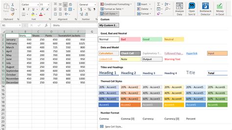 create cell styles  microsoft excel