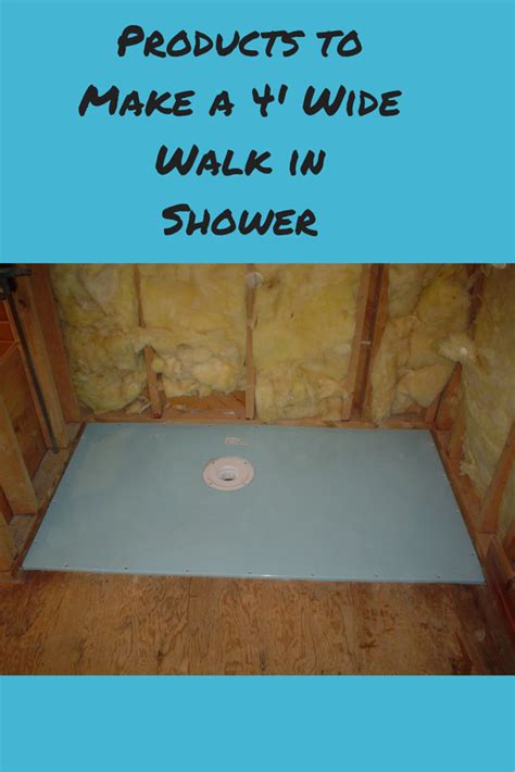 how to make a 4 wide walk in shower wet rooms shower