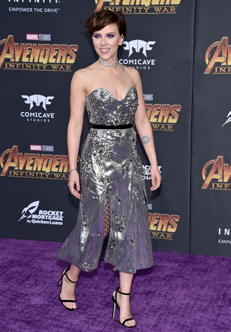 Scarlett Johansson “avengers Infinity War” Premiere In La