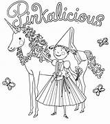 Pinkalicious Coloring Pages Unicorn Fun Choose Sheets Pink Things Kids Board sketch template