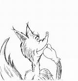 Coloring Fox Socks Pages Printable Seuss Dr Sheets Book Template Via Visit Popular sketch template