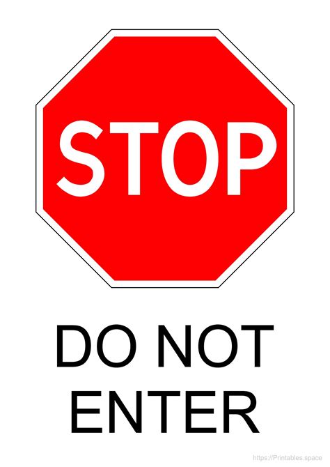 printable stop sign template printable templates