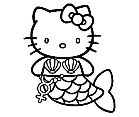 kitty mermaid coloring page alphonsojaclyn