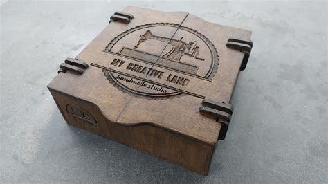 laser cut wooden hinged box xx dxf file   axisco