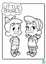 Colorir Angels sketch template