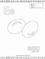 Egg Coloring Letter Pages sketch template