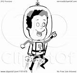 Ranger Space Jetpack Clipart Using Cartoon Outlined Coloring Vector Cory Thoman Royalty sketch template