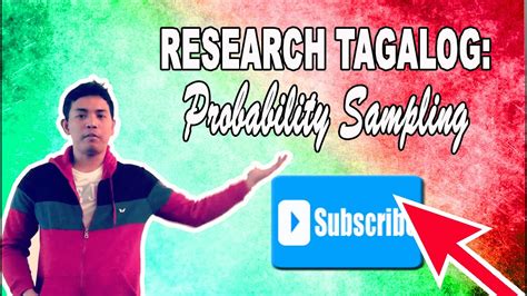 research tagalog probability sampling youtube