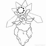 Pokemon Diancie Xcolorings Cosmog Golisopod Lineart Metagross Lele Tapu 800px sketch template