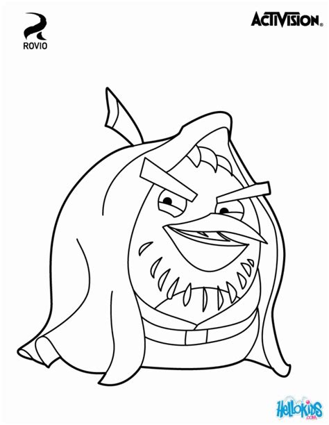 angry birds star wars coloring pages print  color  angry birds