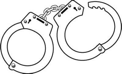 handcuffs coloring pages coloring pages