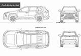 Toyota Cad  Block sketch template