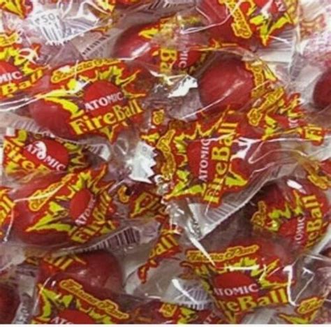 Atomic Fireballs 45 Count Cinnamon Flavored Red Hot Fire Individually