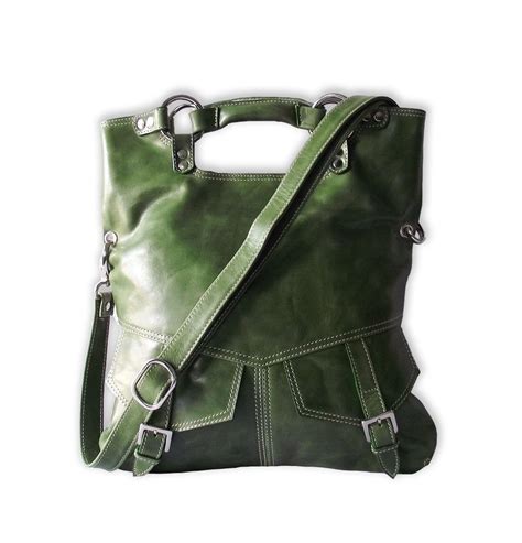 green leather tote handbag paul smith