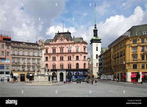 czech republic brno namesti svobody square stock photo alamy