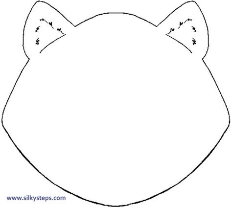 cat face ears outline templategif  fiar  katz