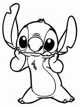 Stitch Lilo Coloring Pages Disney Cute Drawing Printable Choose Board Print sketch template