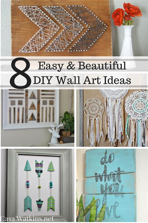 easy  beautiful diy wall art ideas casa watkins living