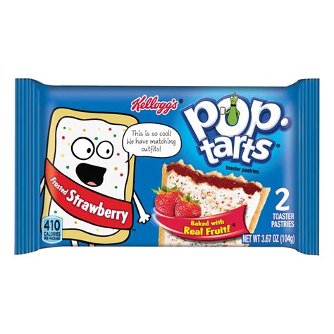 kelloggs pop tarts frosted strawberry 96g the american candy store