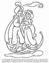 Aladdin Figurer Tegninger Coloringdisney Cmgamm Mister Acesso sketch template