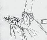 Milt Kahl Sword Stone Merlin Disney Model Sketches Sheets Animation Drawings Character Angular Drawing 1963 Production Drawn Studios Walt Livlily sketch template