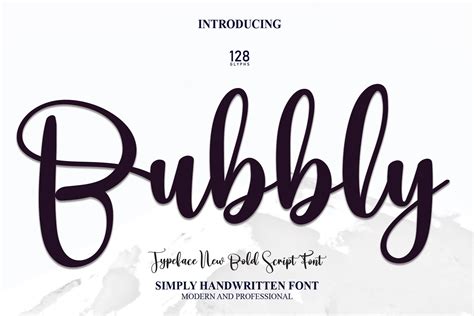 bubbly font  andikastudio creative fabrica
