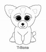 Beanie Coloring Pages Boo Ty Print sketch template