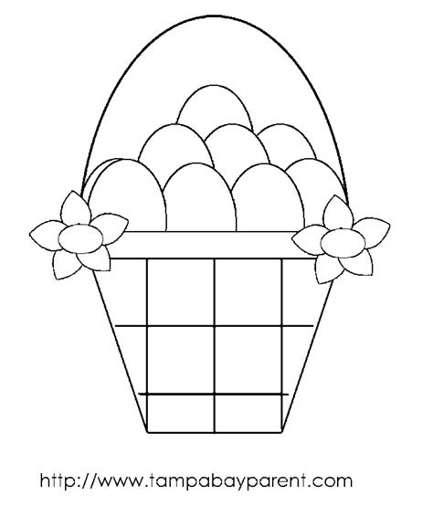 interactive magazine easter egg basket coloring pages egg
