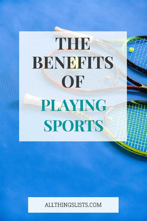 benefits  playing sports   ages