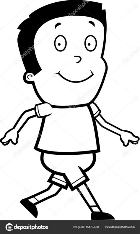 walk cartoon coloring pages