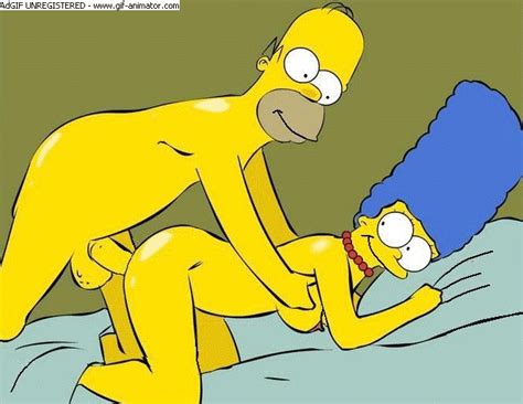 rule 34 all fours animated breasts color female homer simpson human insertion male marge