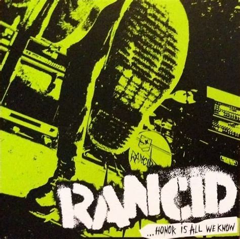 rancid honor is all we know ltd ed rare band sticker reverb