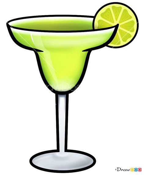 How To Draw Margarita Coctails