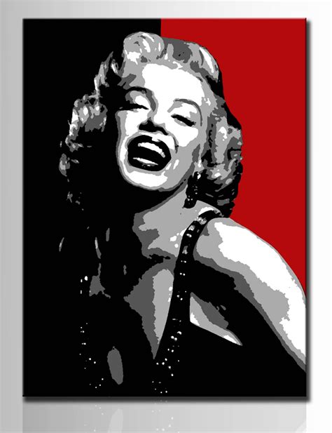 Painting Marilyn Monroe Pop Art Hand Painted On Canvas