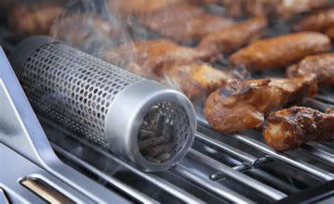 pellet smoker tubes  add tasty flavor   grill  smoker