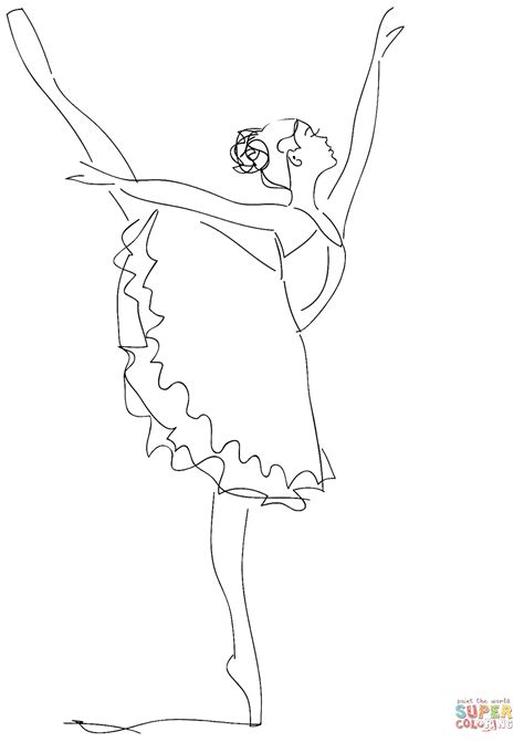 ausmalbild maedchen tanzt ballett ausmalbilder kostenlos zum ausdrucken