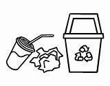 Reciclar Reciclaje Riciclare Recyclage Basura Reciclagem Botes Bote Niños Cdn5 Animados Acolore Colorier Riciclaggio Meio Natureza Latas sketch template