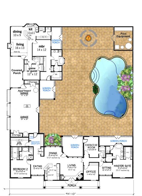 garage  law suite floor plans