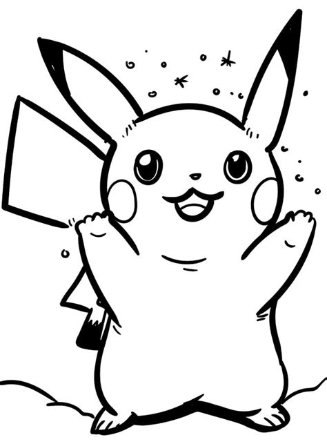 pikachu printable coloring page  printable coloring pages  kids