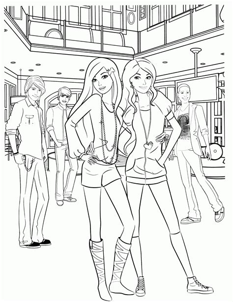smalltalkwitht  barbie coloring pages  print pics